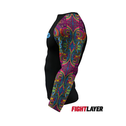 'Kaleidoscope' Long Sleeve Rash Guard