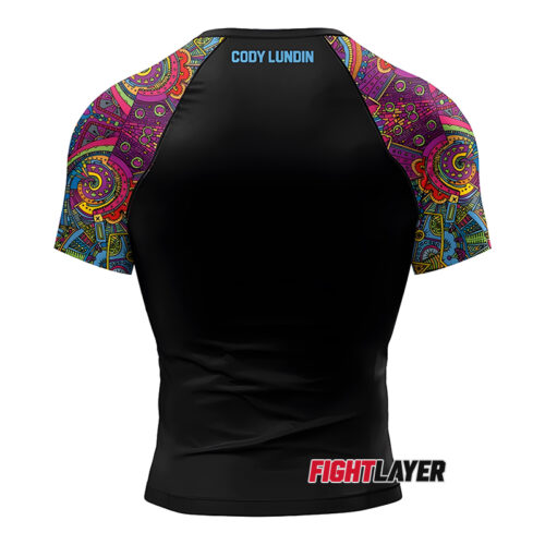 'Kaleidoscope' Short Sleeve Rash Guard