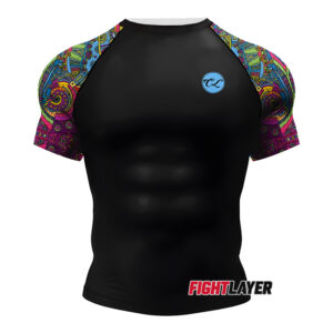 'Kaleidoscope' Short Sleeve Rash Guard