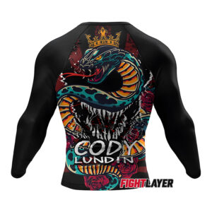 'King Cobra' Long Sleeve Rash Guard
