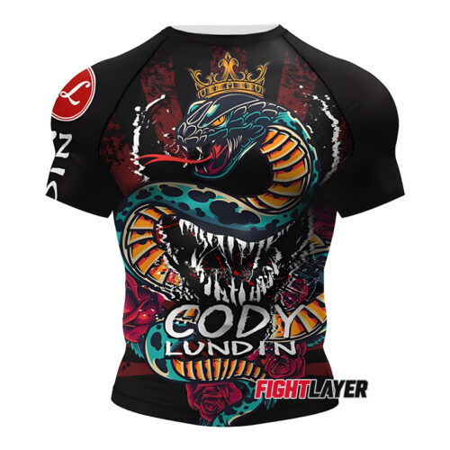 'King Cobra' Short Sleeve Rash Guard