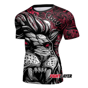 'King Of The Jungle' Short Sleeve Rash Guard