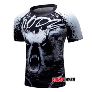 'Mad Panda Shirt' Short Sleeve Rash Guard