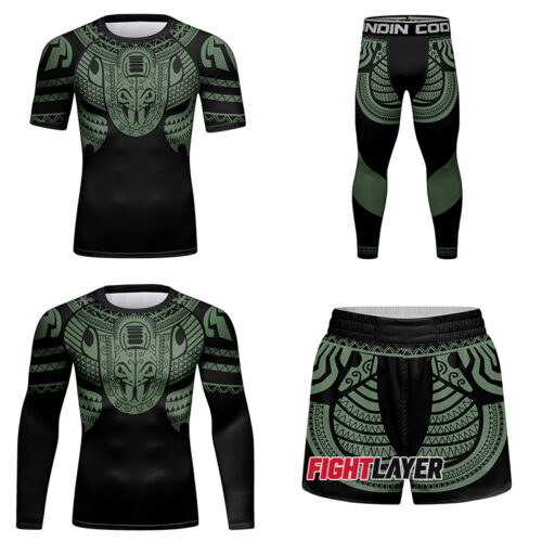 'Maori Tribal Green' Combo Set