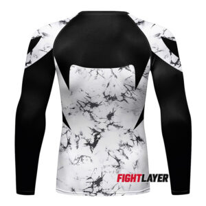 'Marble Mayhem' Long Sleeve Rash Guard
