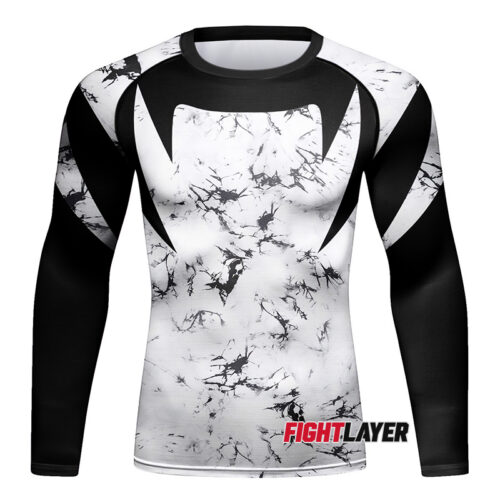 'Marble Mayhem' Long Sleeve Rash Guard