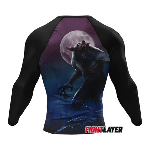 'Moon Howler' Long Sleeve Rash Guard