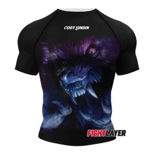 'Moon Howler' Short Sleeve Rash Guard
