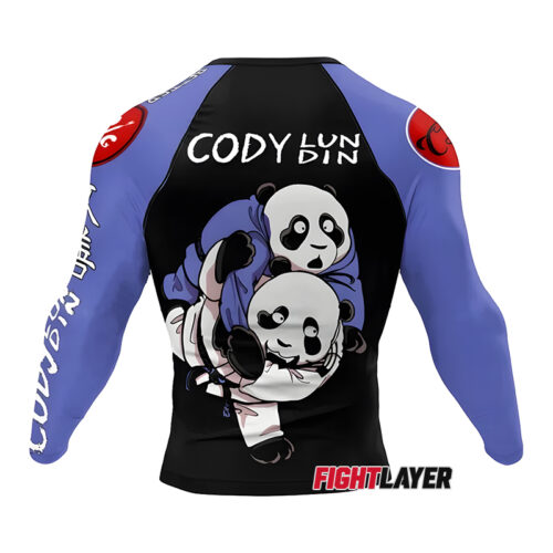 'Panda Takedown' Long Sleeve Rash Guard