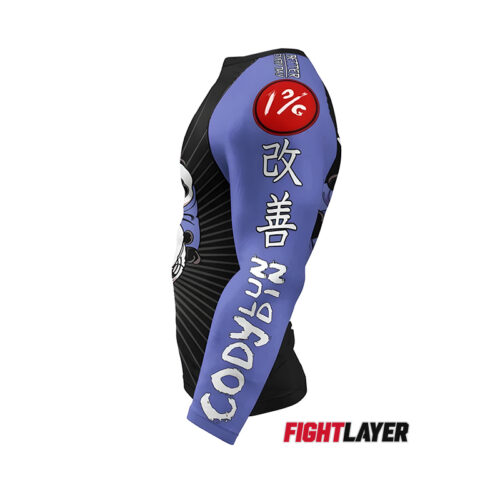 'Panda Takedown' Long Sleeve Rash Guard