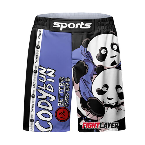 'Panda Takedown' Training Shorts
