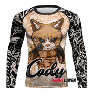 'Paws Of Fury' Long Sleeve Rash Guard