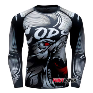 'Raging Wolf' Long Sleeve Rash Guard