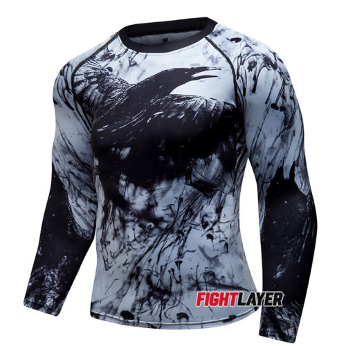 'Raven Shirt' Long Sleeve Rash Guard