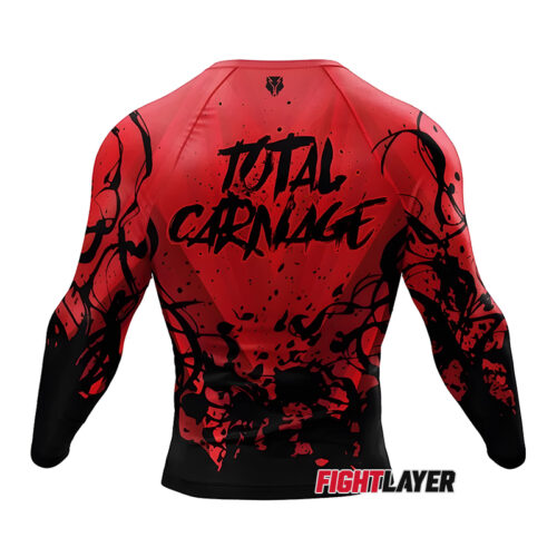 'Red Slayer' Long Sleeve Rash Guard