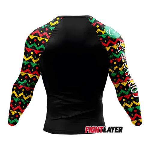 'Reggae Roll' Long Sleeve Rash Guard