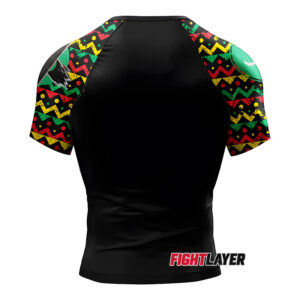 'Reggae Roll' Short Sleeve Rash Guard