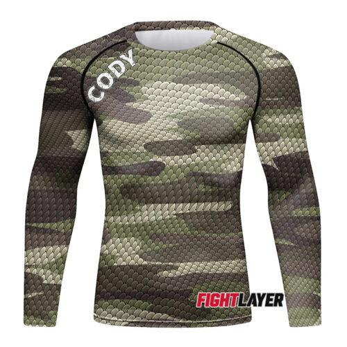 'Reptile Recon' Long Sleeve Rash Guard