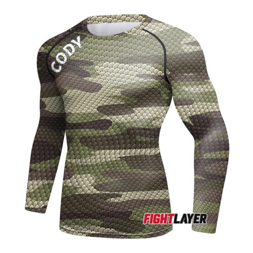 'Reptile Recon' Long Sleeve Rash Guard
