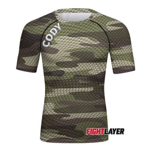 'Reptile Recon' Short Sleeve Rash Guard