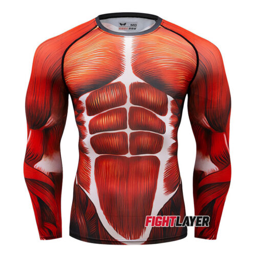 'Ripped' Long Sleeve Rash Guard