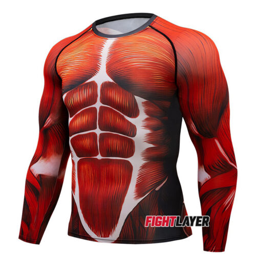 'Ripped' Long Sleeve Rash Guard