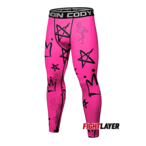 'Royal Flamingo' Training Leggings