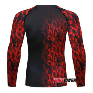 'Scarlet Assault' Long Sleeve Rash Guard