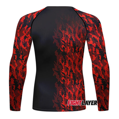 'Scarlet Assault' Long Sleeve Rash Guard