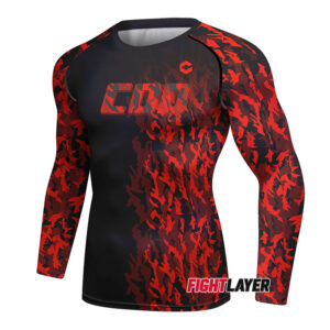 'Scarlet Assault' Long Sleeve Rash Guard
