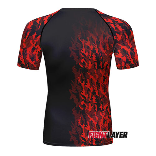 'Scarlet Assault' Short Sleeve Rash Guard