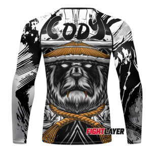 'Shaolin Panda' Long Sleeve Rash Guard