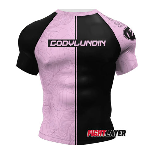 'Silent Lotus' Short Sleeve Rash Guard