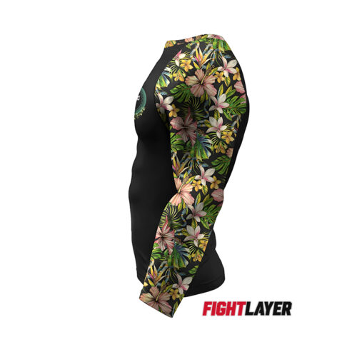 'Tropical Strike' Long Sleeve Rash Guard