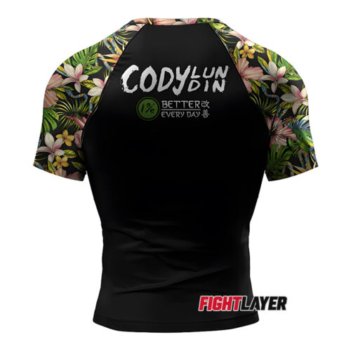 'Tropical Strike' Short Sleeve Rash Guard