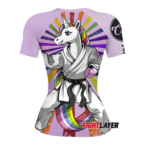 Women's 'Unicombat' Short Sleeve Rash Guard