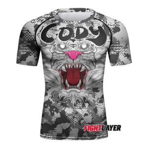 'Untamed' Short Sleeve Rash Guard