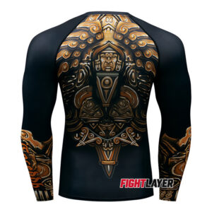 'Warrior Skull' Long Sleeve Rash Guard