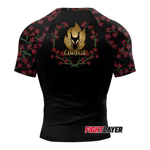 'Warrior's Blossom' Short Sleeve Rash Guard
