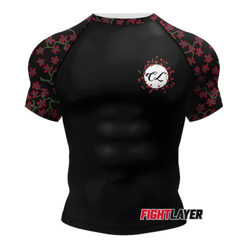 'Warrior's Blossom' Short Sleeve Rash Guard