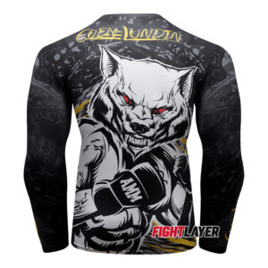 'Wolf Of The Cage' Long Sleeve Rash Guard